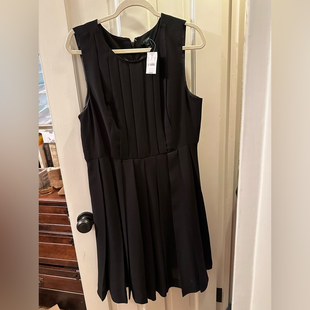 NWT J. Crew Black Dress! Size 14